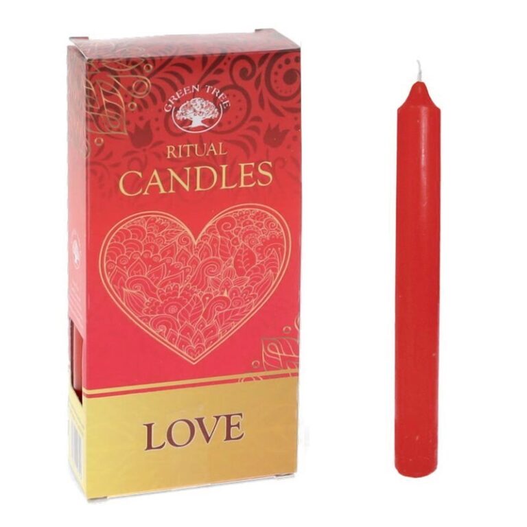 Amor – 2 packs de 10 velas rituales Green Tree