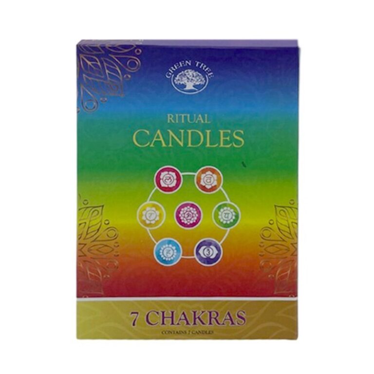 Siete chakras – 2 packs de 7 velas rituales